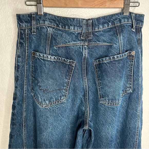 Free People - We the Free Good Luck Mid Rise Barrel Jeans 29 - Picture 9 of 13